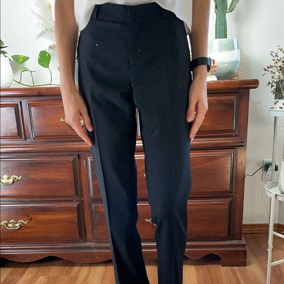 Banana republic size 2 black dress slacks - Picture 1 of 1
